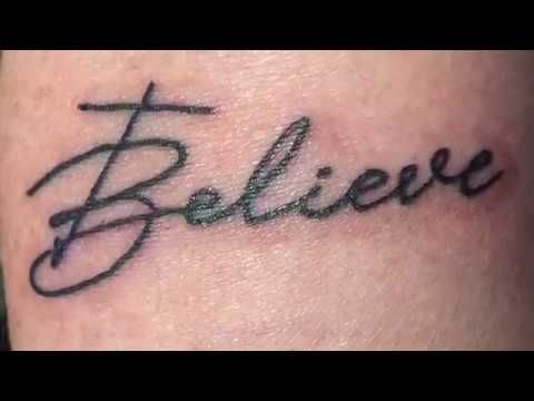I Believe Tattoo on hand
